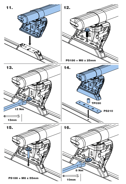 Rhino VA4PR-FL KammBar Pro Aluminium Roof Bar - 4