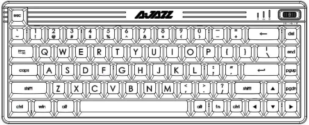 AJAZZ-K690T-Bluetooth-Three-Mode-Mechanical-Keyboard-fig-1
