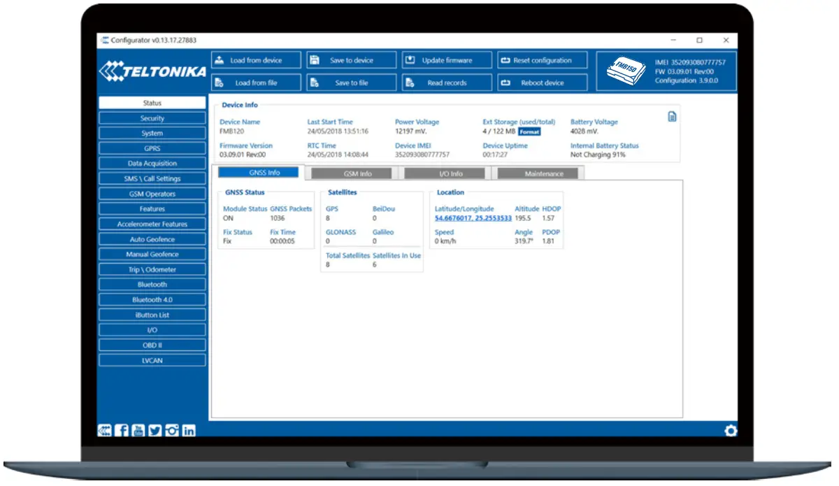 TELTONIKA FMB150 Bluetooth Tracker - Figure 8