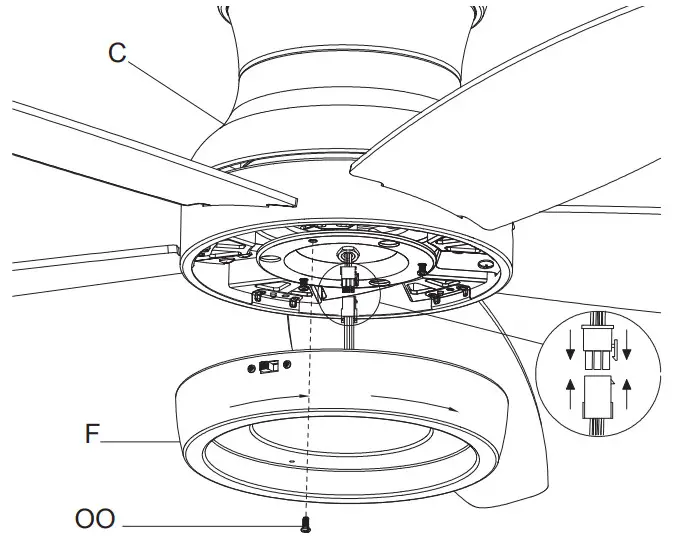 HOME DECORATORS COLLECTION 59252 52 - light kit pan