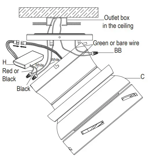 HOME DECORATORS COLLECTION 59252 52 - molded adaptor