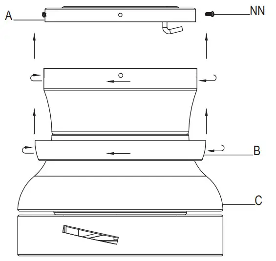 HOME DECORATORS COLLECTION 59252 52 - motor assembly