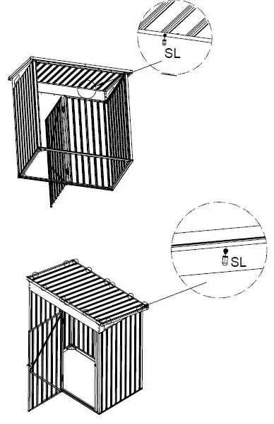 J T TSS001-N001-0 3x5 FT Storage Shed-22