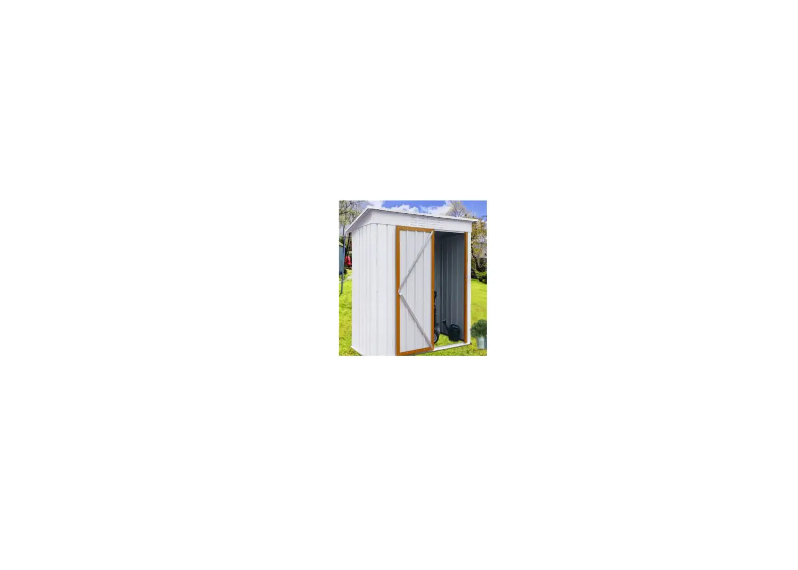 J T Tss001-n001-0 3x5 Ft Storage Shed Installation Guide