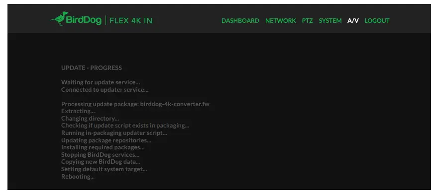 System update Continued
