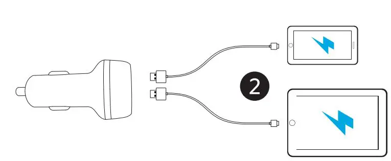 ANKER A2228 PowerDrive Speed 2 3.0 Quick Dual USB Car Charger User Guide - Charge your phones and tablets