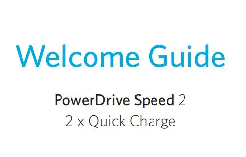 ANKER A2228 PowerDrive Speed 2 3.0 Quick Dual USB Car Charger User Guide
