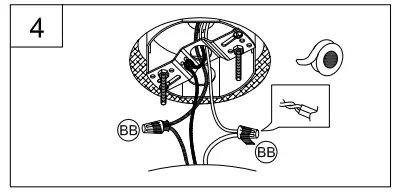 PROGRESS-LIGHTING-P3868-1-Light-12-Inch-Antique-Bronze-Incandescent-Flush-Mount-Light-fig6