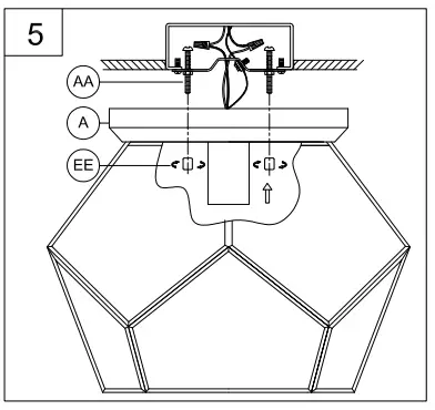 PROGRESS-LIGHTING-P3868-1-Light-12-Inch-Antique-Bronze-Incandescent-Flush-Mount-Light-fig7