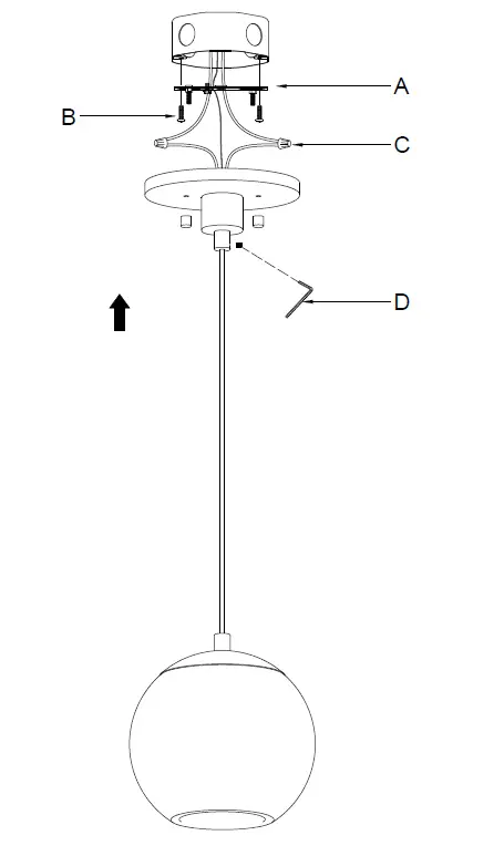 ET2-Contemporary-Lighting-E25154-BKNAB-Nucleus-11-Inch-LED-Pendant-fig-2