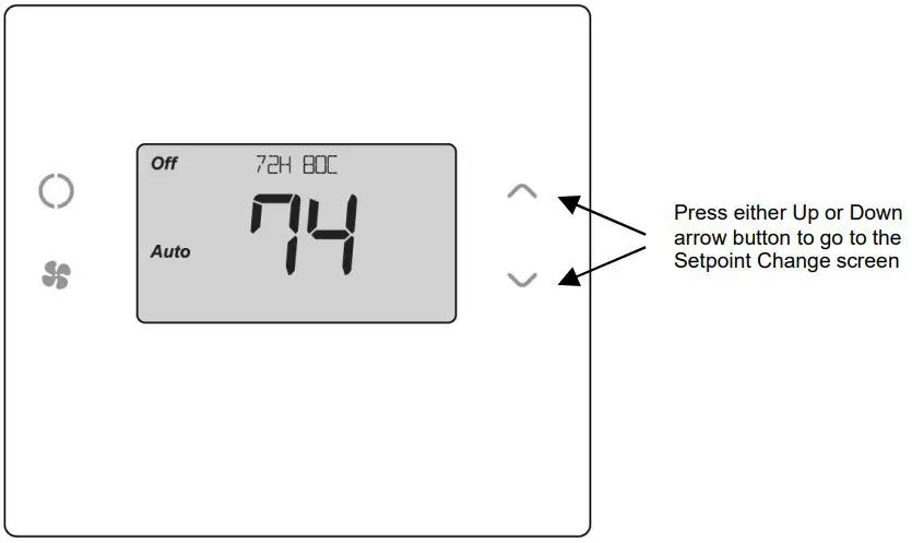 RCS TBH300 ZigBee Management Thermostat Installation Guide - Setting the Heating