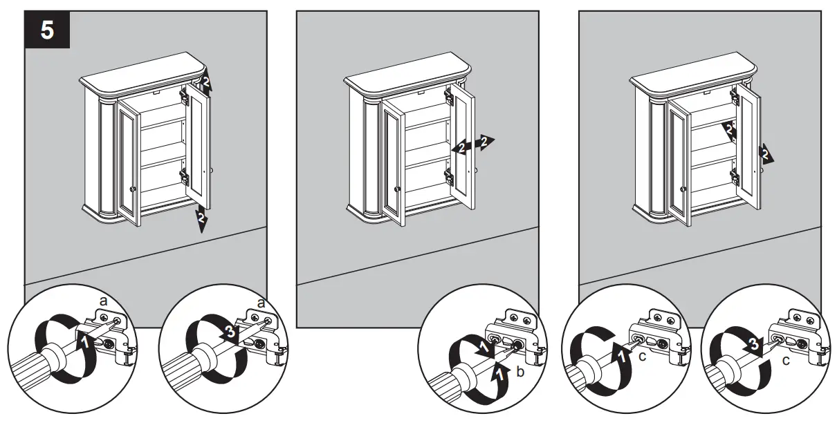 allen roth 1116WC-26-320 Flaxen Bathroom Wall Cabinet - fig 8