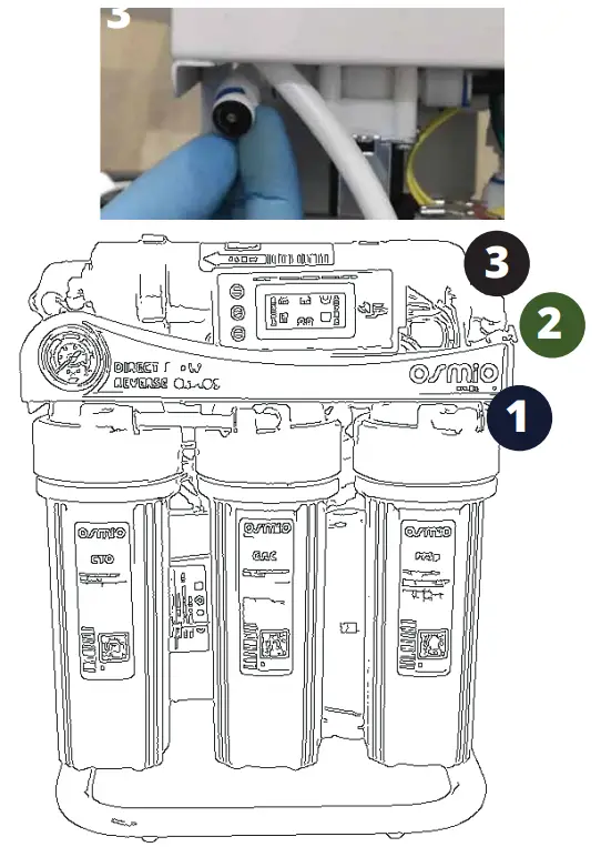osmio DOMDF400 Direct Flow Reverse Osmosis System - FIG 1