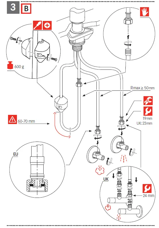 FRANKE EOS NEO Stainless Copper Kitchen Faucet 4