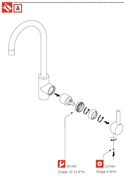 FRANKE EOS NEO Stainless Copper Kitchen Faucet 6