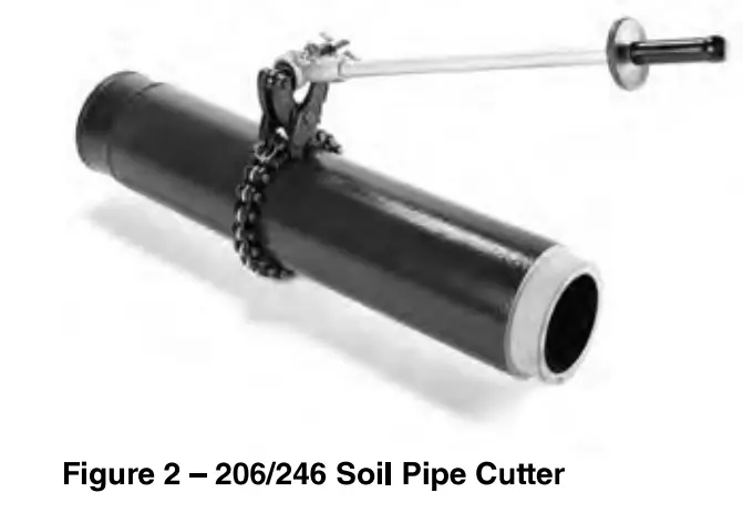 206 and 246 Soil Pipe Cutters