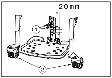 VERMEIREN Forest 3 SU Standing Wheelchair-fig6