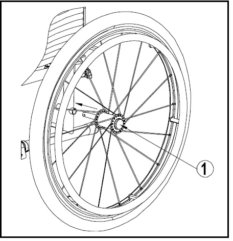 VERMEIREN Jazz S50 635 mm Manual Steel Wheelchair, Seat 08