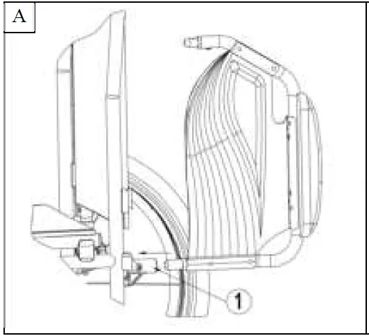 VERMEIREN Jazz S50 635 mm Manual Steel Wheelchair, Seat 11