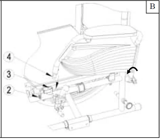 VERMEIREN Jazz S50 635 mm Manual Steel Wheelchair, Seat 12