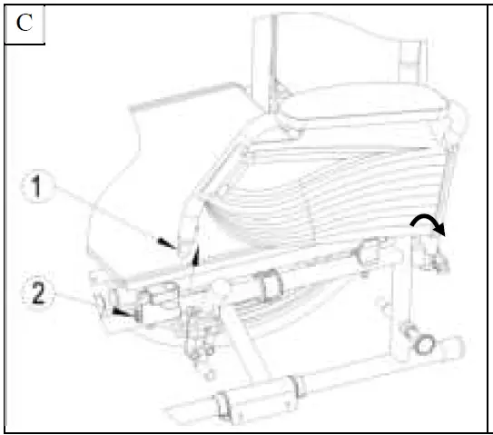 VERMEIREN Jazz S50 635 mm Manual Steel Wheelchair, Seat 13