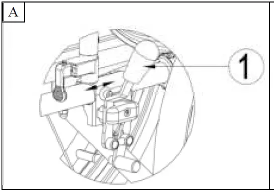 VERMEIREN Jazz S50 635 mm Manual Steel Wheelchair, Seat 17