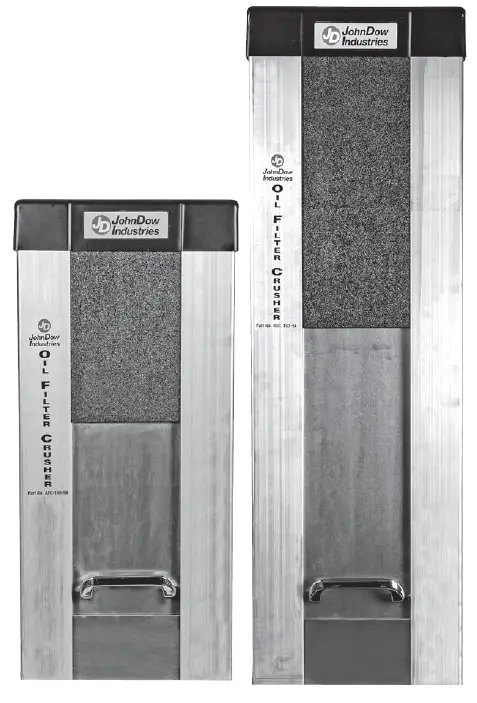 John Dow AFC-100-94 Oil Filter Crusher