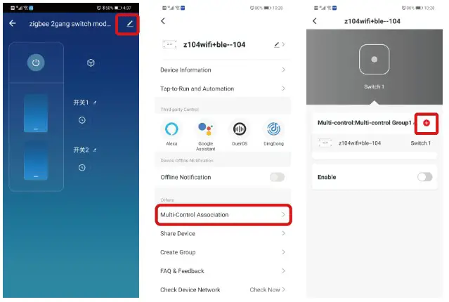 MOES MS 104BZ Smart Switch Module - MANUAL OVERRIDE 11
