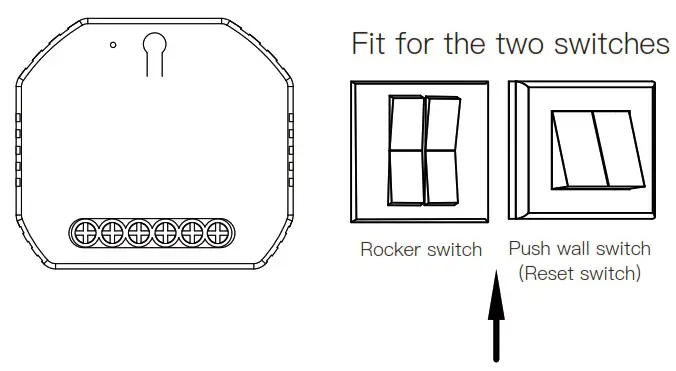 MOES MS 104BZ Smart Switch Module - MANUAL OVERRIDE 2