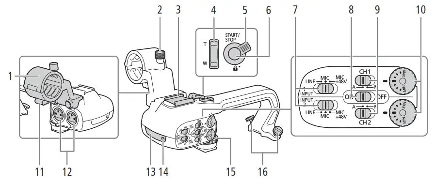 Canon XF XA Professional Video Camcorder - fig6