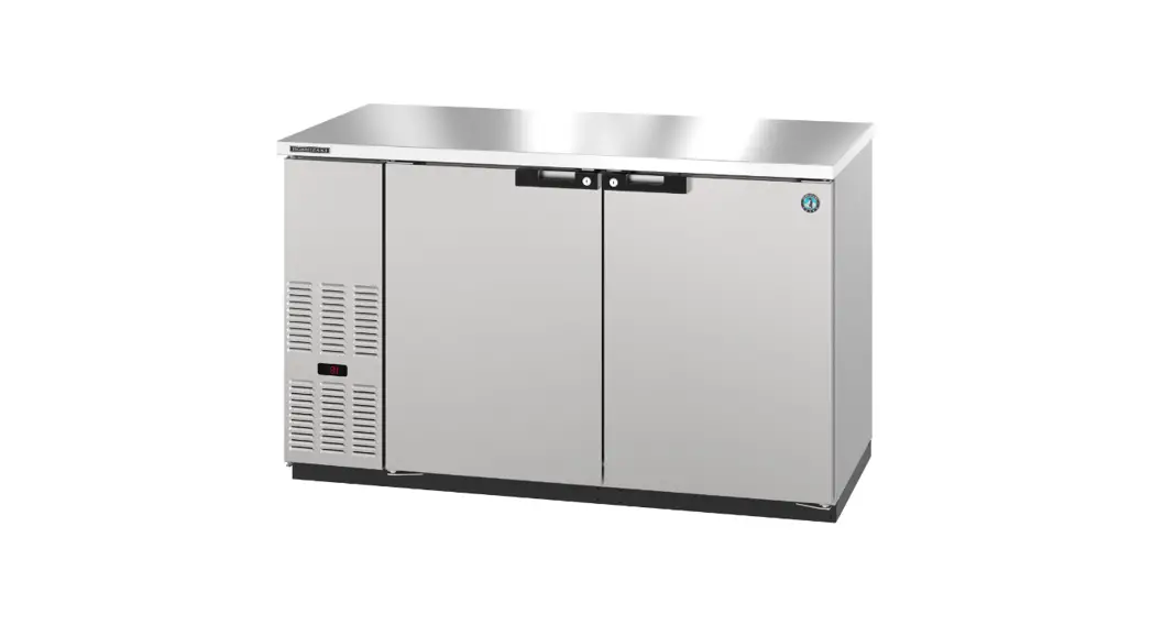 Hoshizaki Hbb-2-59 Back Bar Refrigerator Two Section With Lockable Solid Doors Instructions