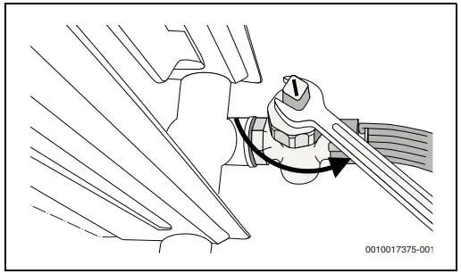 BOSCH GC7000WP 50 23 Condens 7000 WP Wall Mounted Gas Condensing Boiler - Draining the heating system