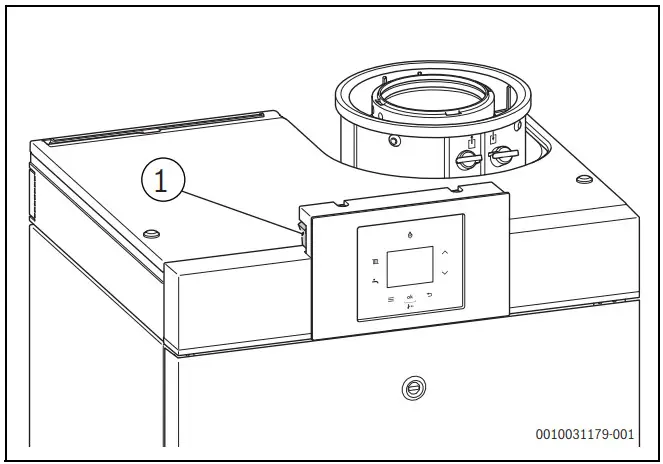 BOSCH GC7000WP 50 23 Condens 7000 WP Wall Mounted Gas Condensing Boiler - switch