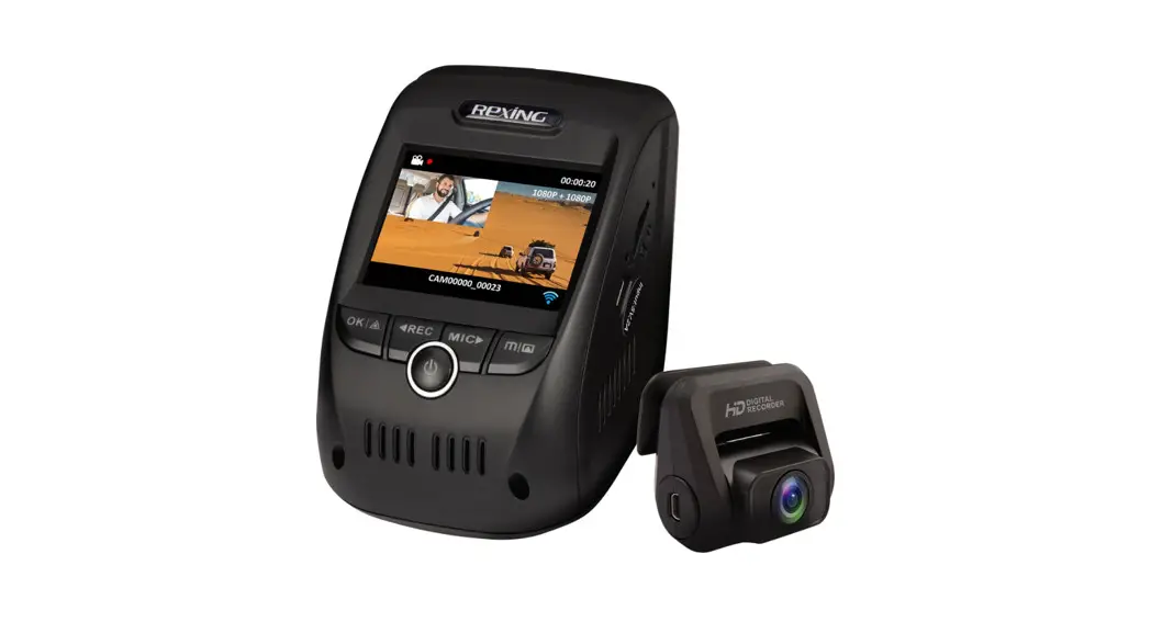 Rexing V1p Pro Front And Rear Wide Angle Wifi Car Dash Cam User Guide