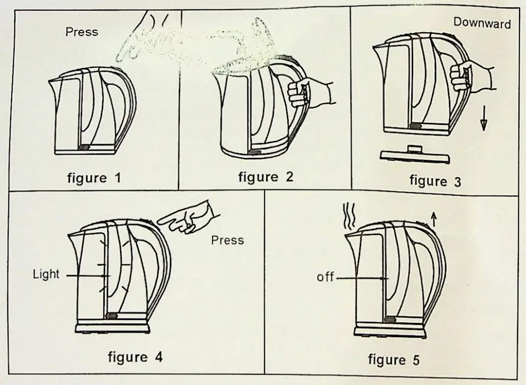 MateStar 864240 1.7L White kettle 2200 watt --