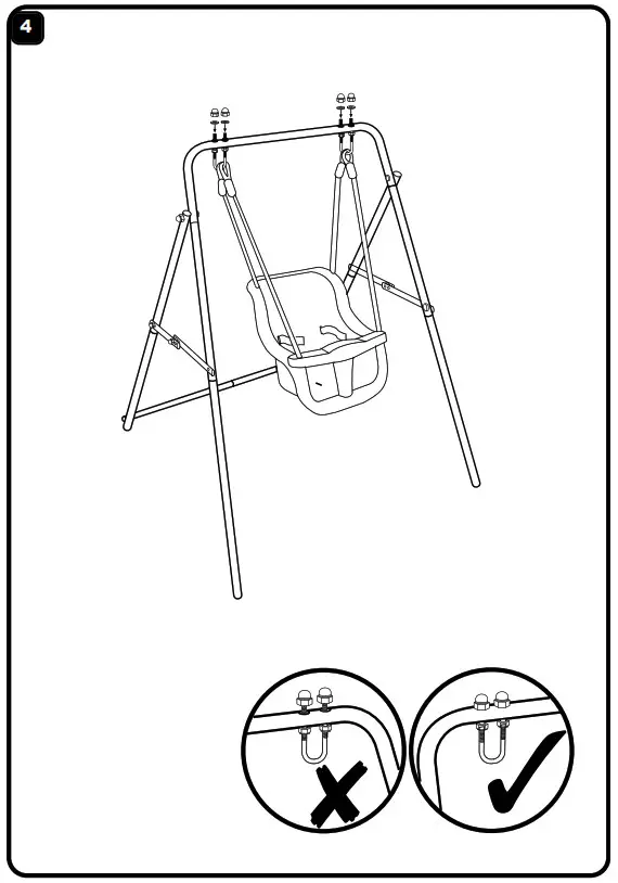 LIFESPAN KIDS PE49 Bobcat Baby Swing -ASSE2