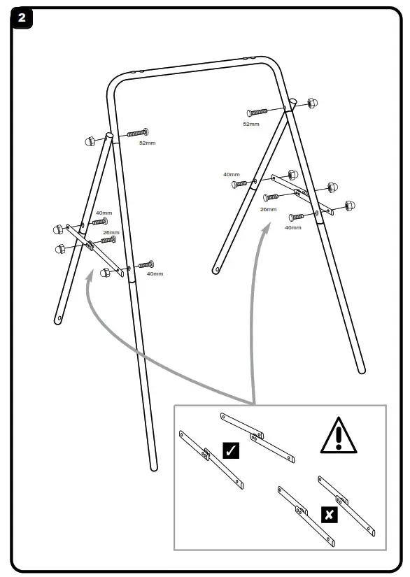LIFESPAN KIDS PE49 Bobcat Baby Swing -ASSEMB