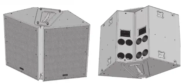 TANNOY VQ 85DF 2 Way Down Firing Dual Concentric Mid High Loudspeaker -Arraying VQ 601