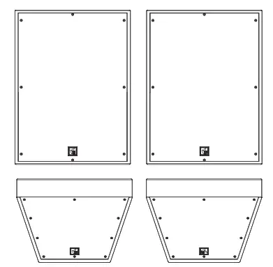 TANNOY VQ 85DF 2 Way Down Firing Dual Concentric Mid High Loudspeaker