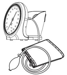 GIMA M32745 Aneroid Sphygmomanometer-INSTRUCTIONS FOR USE