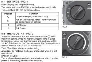 FIG 5 PREPARING THE SPACE HEATER