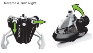 Bumper Car Movement Reverse & Turn Right