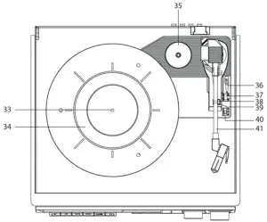 LENOXX CD114BL Home Entertainment System - PHONOGRAPH