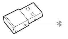 USB Bluetooth adapter]