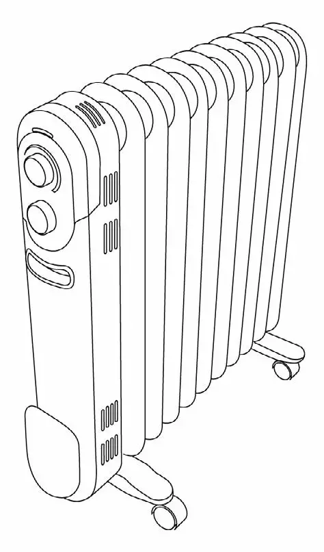 EWT15C EWT24C Cocoon Oil Column Heater