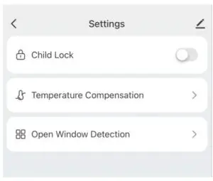 ecostrad 12502200 iQ WiFi Heating Element - Device Settings