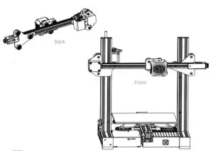 Install Z-axis moving kit