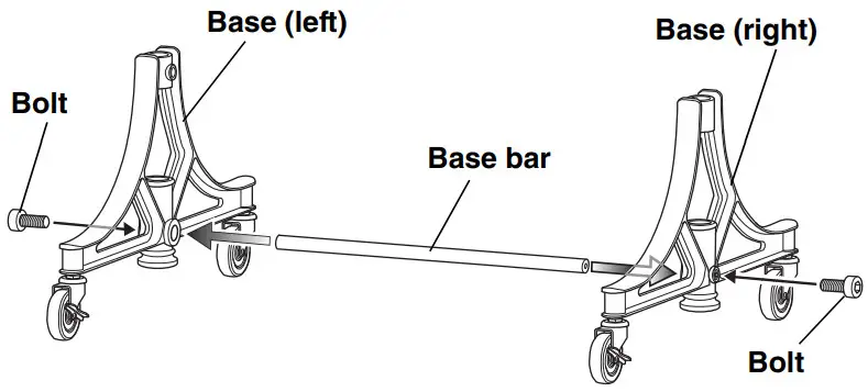 YAMAHA YCH7018 Chimes Musical Instrument - base