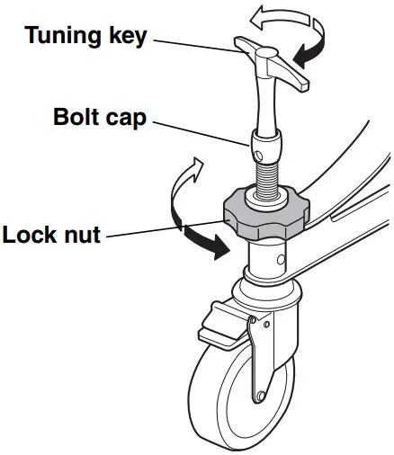 YAMAHA YCH7018 Chimes Musical Instrument - height