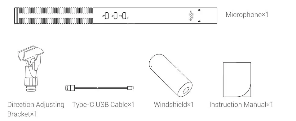Godox VDS-M3 Supercardioid Condenser Shotgun Microphone fig5